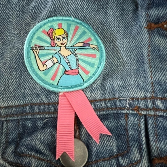 Disney Pixar Toy Story 4 Denim Jacket Girls Size 4 - Picture 9 of 12